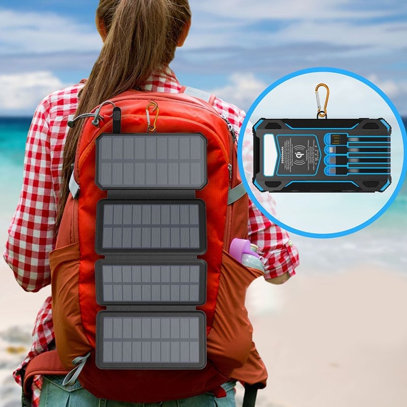 Sale25-Solar Foldable Power Bank
