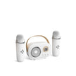 Mini Karaoke Machine & Bluetooth Speaker With Wireless Microphone