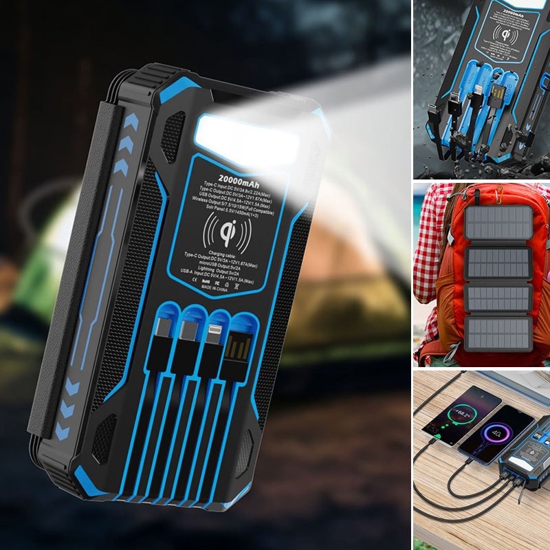 Sale25-Solar Foldable Power Bank